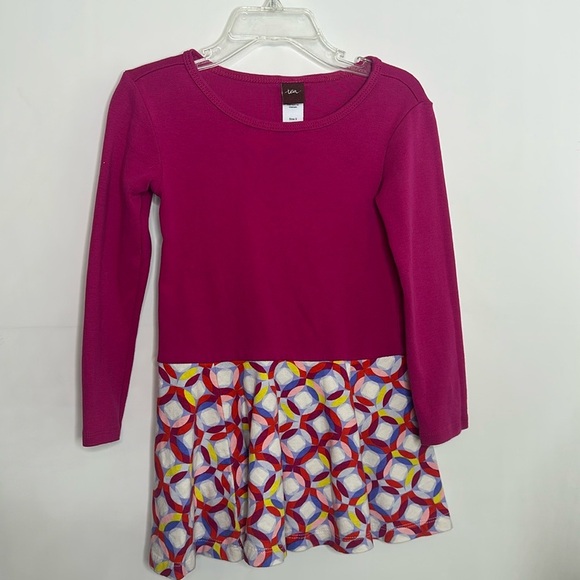 Tea Collection size 3 Girls Dress EUC long sleeve - Picture 1 of 3